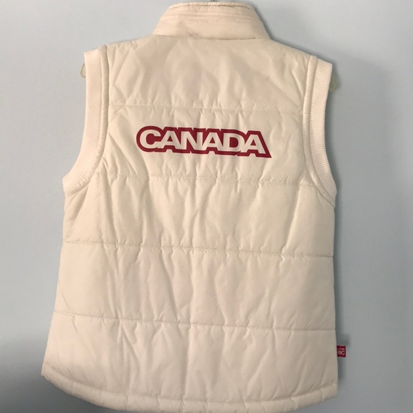 HBC Jackets & Blazers - Canadian Olympic Team women's puffer vest, medium